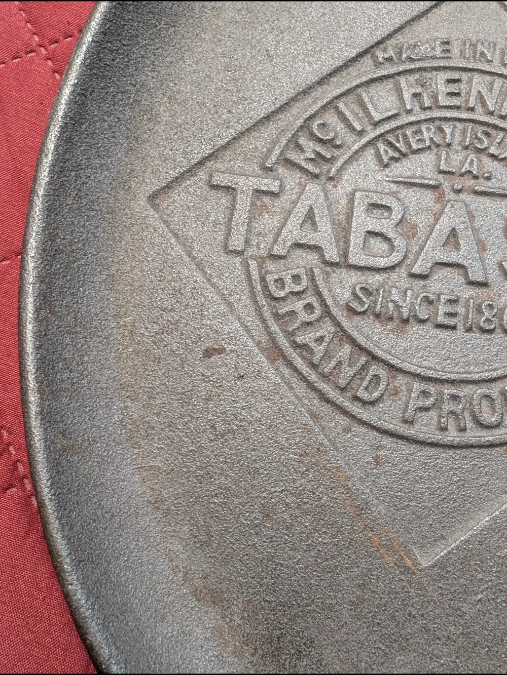 McIlhenny Co Tabasco Cast Iron Oval Skillet